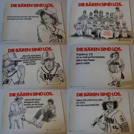 The Bad News Bears original release german movie poster set